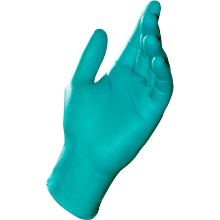 Mapa Disposable Gloves, Nitrile, 9, 100 PK, Green 34977009